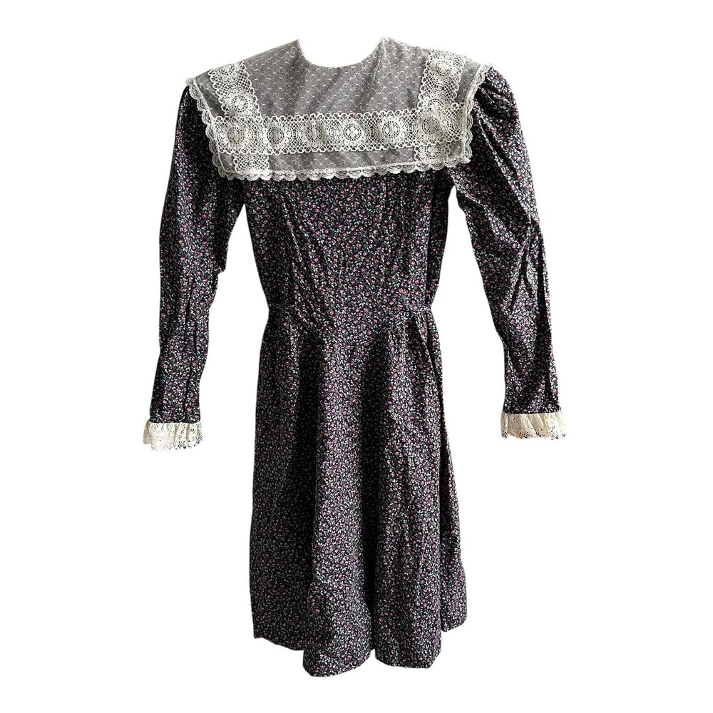 JrHi Jc Penney Multicolor Vintage Lace Dress Junior Size 10 | 71-10